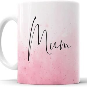 Mum and Dad Watercolour Mugs for New Parents Mummy and Daddy, Mother, Father, Gift, Present