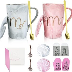 Mr and Mrs Mug Set, Wedding Gifts for Couple