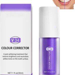 V34 Colour Corrector Teeth Whitening Sensitive Teeth Toothpaste Gel Oral Clean