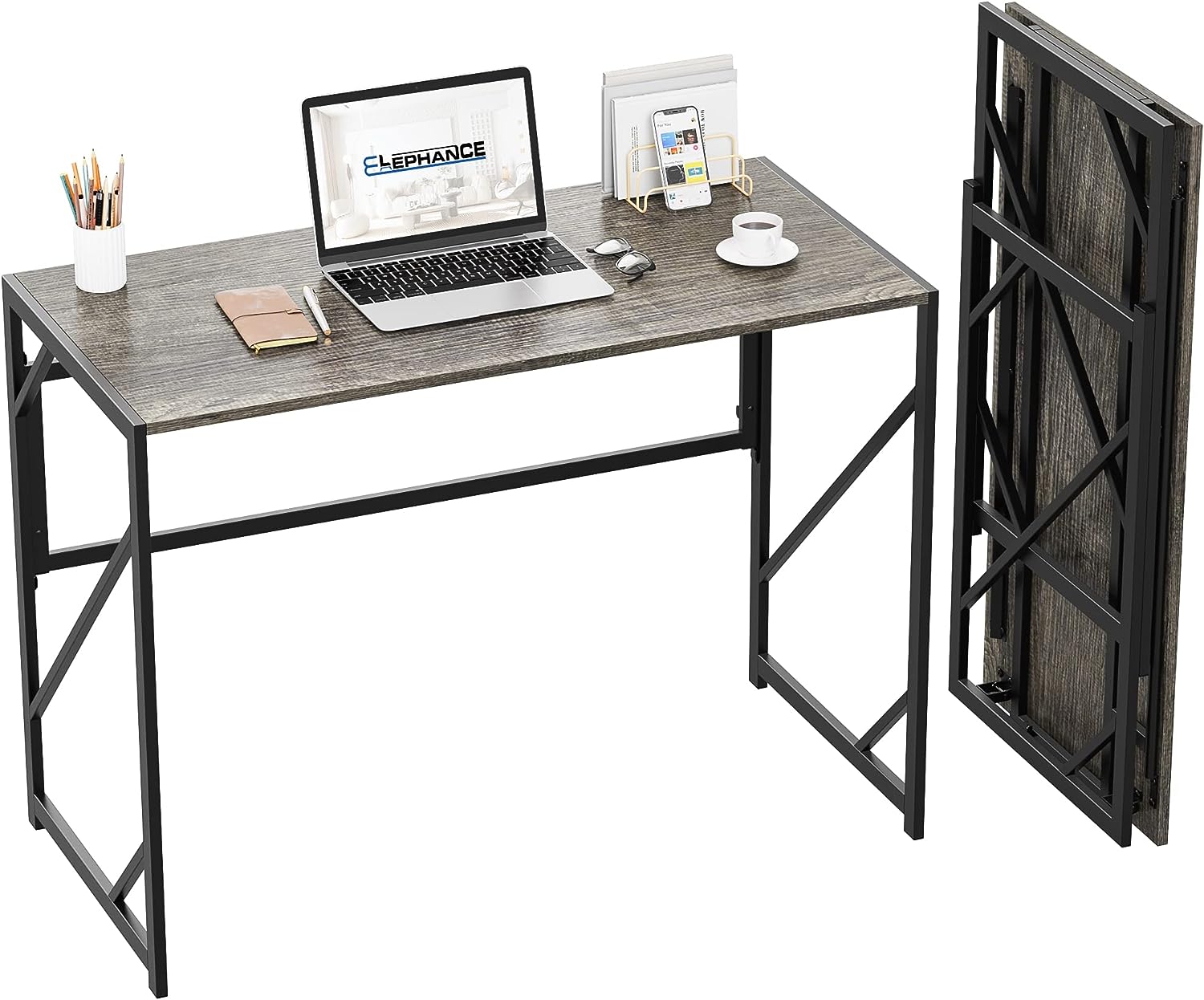 Folding Desk Writing Computer Desk for Home Office