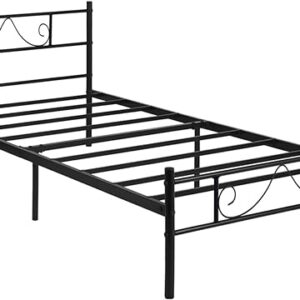 Single bed metal frame Industrial iron bed