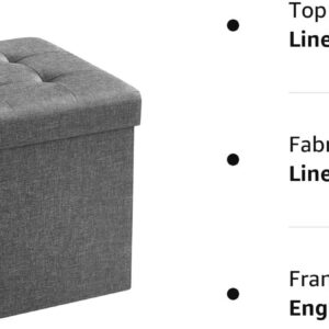 Storage Ottoman for Living Room And Bedroom