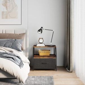 Table with Oblique Angled Storage Shelf