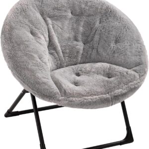 Moon Chair Plush Round Chair Saucer Chair