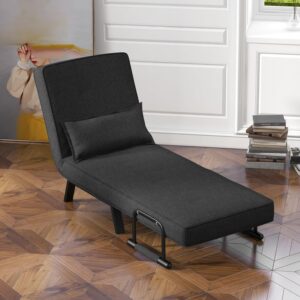 Folding Sofa Bed, 4-in-1 Convertible Single Sofa