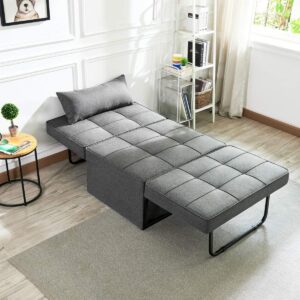 Sofa Bed, Convertible Ottoman Bed Sleeper 4 in 1 Multi-Function