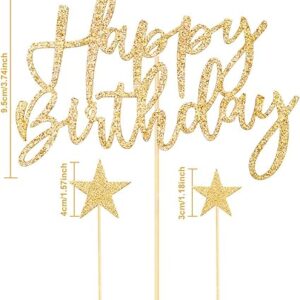 Gold Cake Decoration Gold Cake Topper Happy Birthday