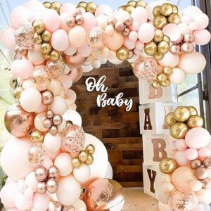 Rose Gold Balloon Arch Kit – 101 Pcs Balloon