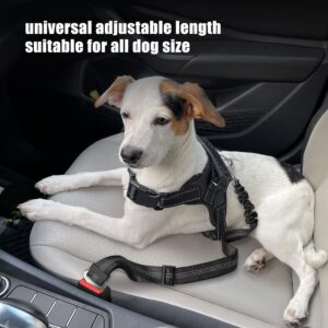 Dog Seat Belt, 1 pack Adjustable Elastic Bungee