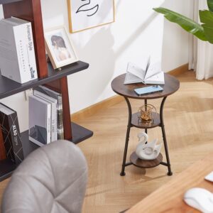 3-Tier Small Round Side Table