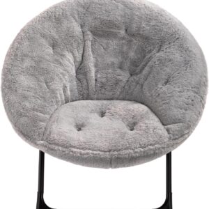 Moon Chair Plush Round Chair Saucer Chair