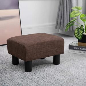 Linen Fabric Footstool