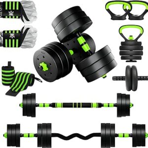 6 in1 Dumbbells Weights Set 10KG