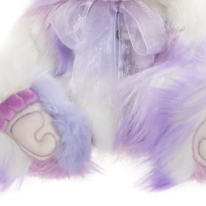 Andrea Teddy Bear Plush Purple Collectable Unique Looking Teddies