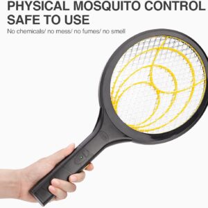 Electric Fly Swatter, Fly Killer Bug Zapper Racket for Indoor and Outdoor