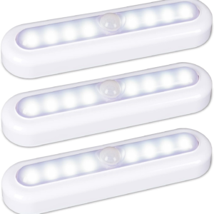 7 inch Motion Sensor Lights Indoor, High CRI Stick on Lights Battery Powered, LED Cordless Light for Stairs